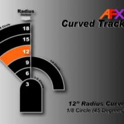 Curve Track 12" Radius 1/8R **1/64 - AFX - Image 2