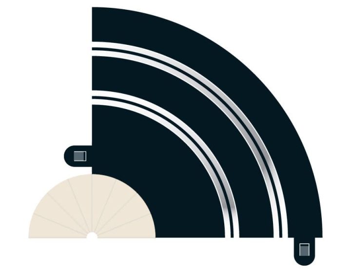 R1 Hairpin Curve 90° **1/32 - Scalextric